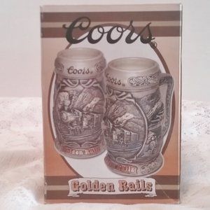 Coors Golden Rails stein